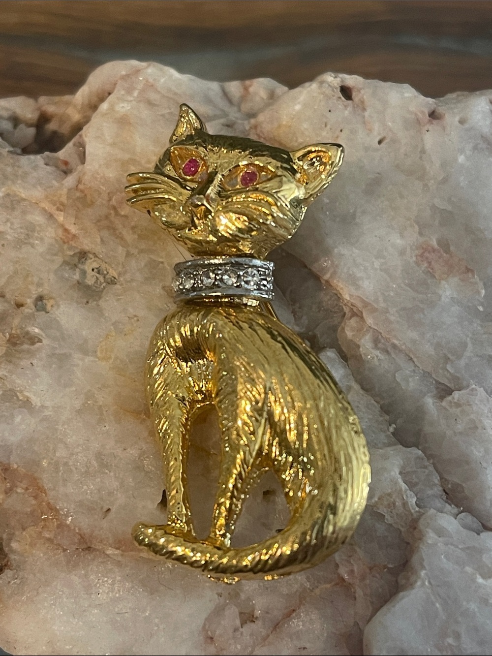 Fancy Kitten Brooch